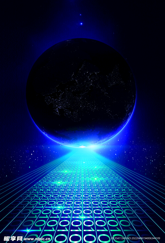 创意星空合成海报图片 