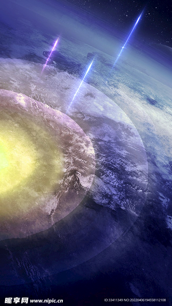  创意星空合成海报图片 
