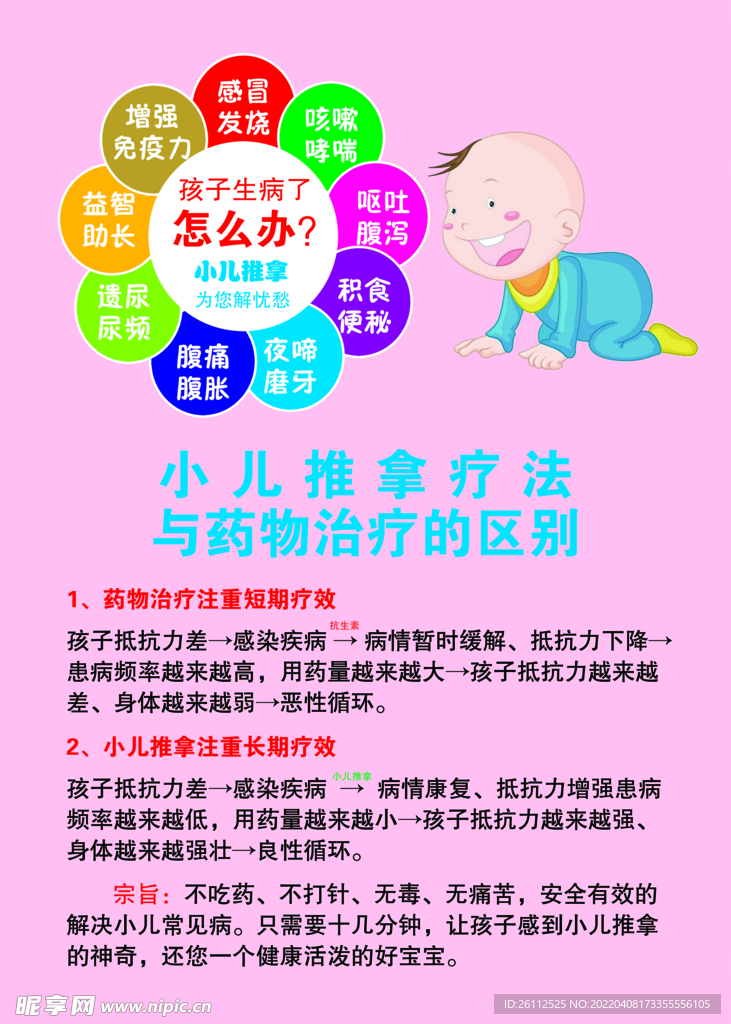 小儿推拿与药物治疗区别