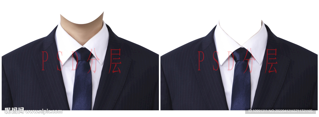 女士西装领带衣服素材