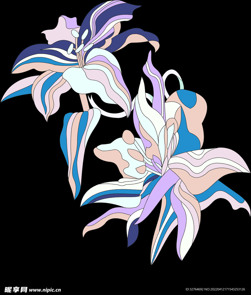 手绘花