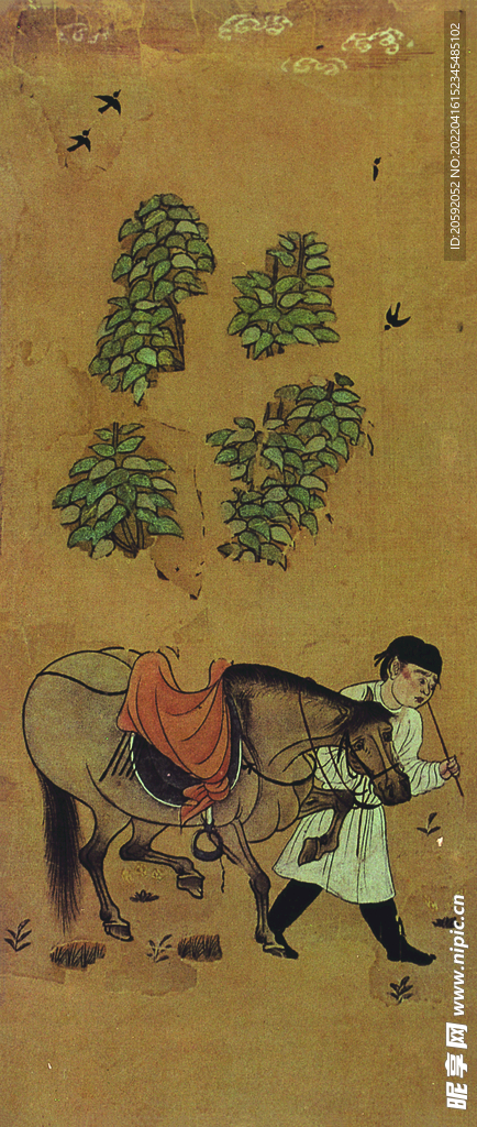 牧马图
