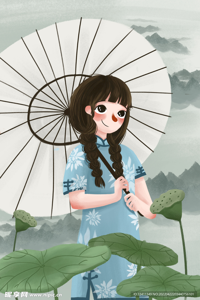 复古旗袍女装图片