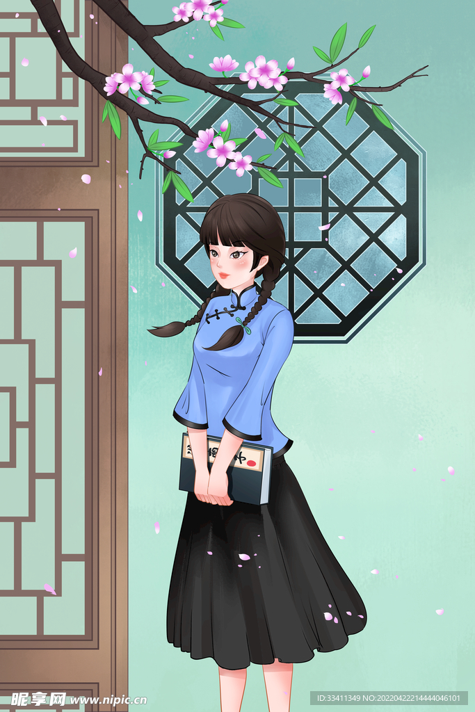 复古旗袍女装图片
