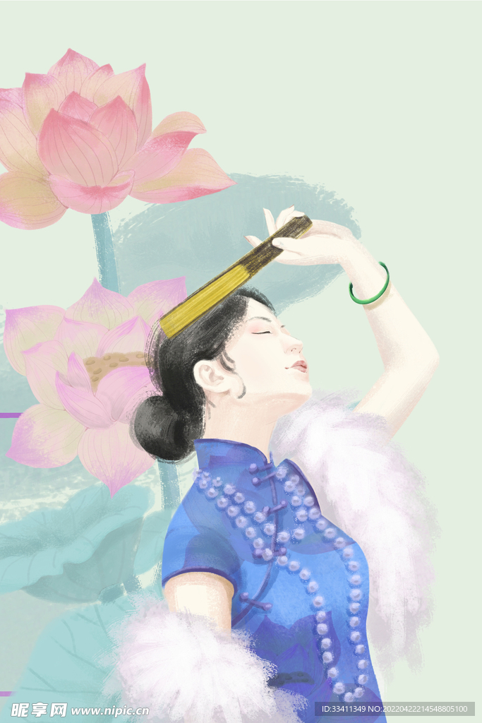 复古旗袍女装图片