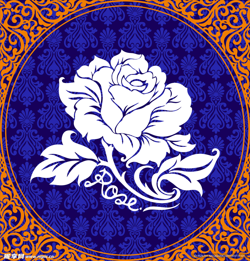 欧式花纹