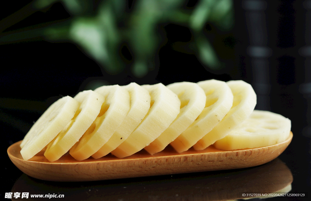 莲藕片高清大图