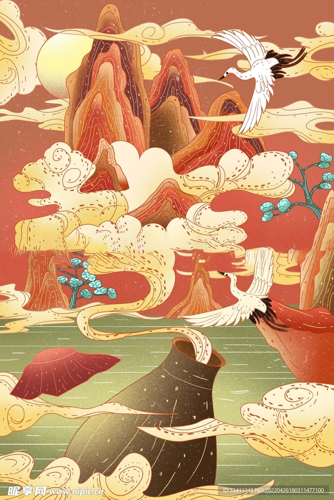 国潮海报设计图片