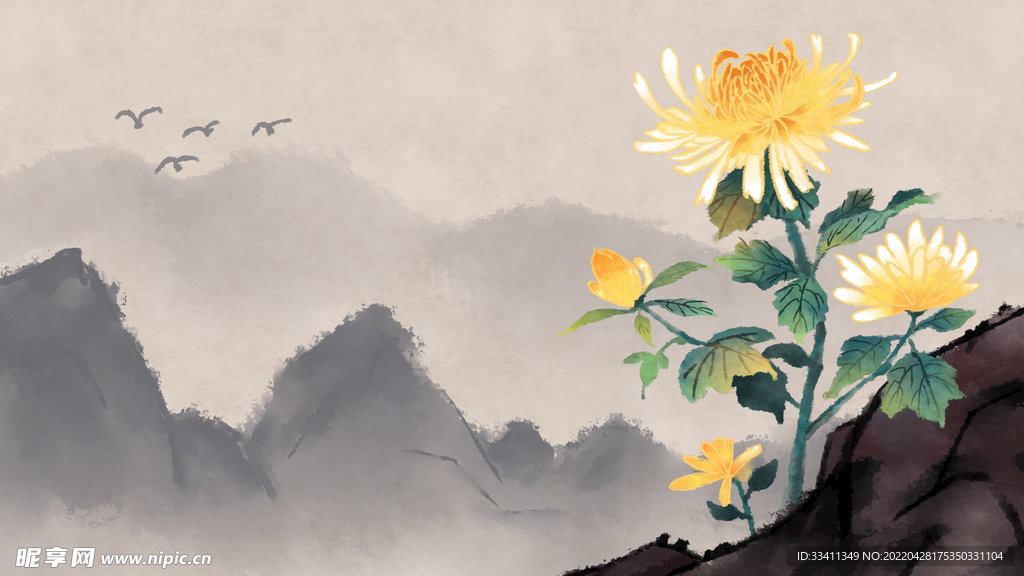  鲜花海报图片