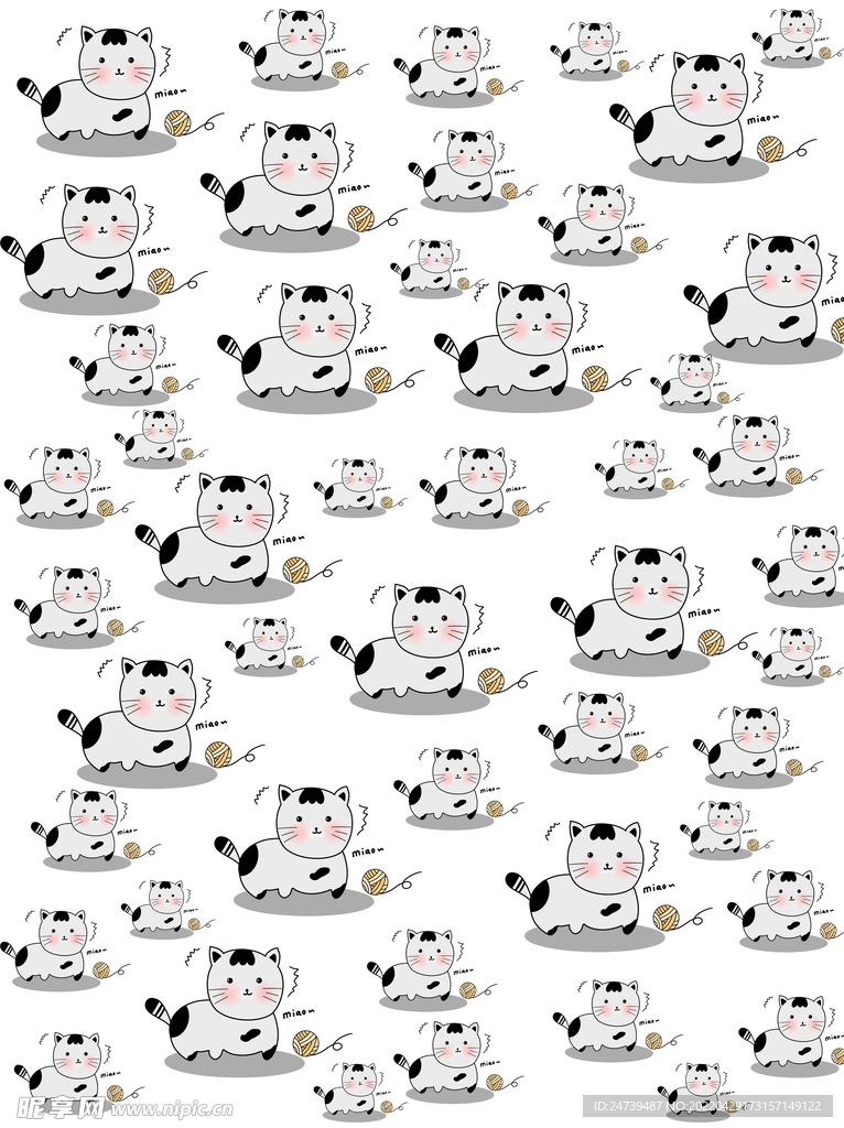 猫咪背景