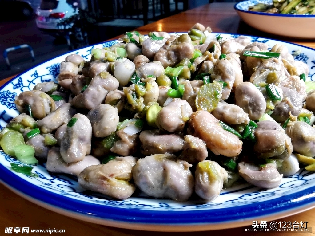 凉拌胡豆