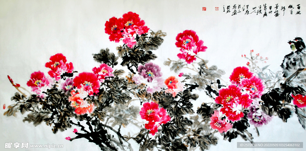 群芳吐艳