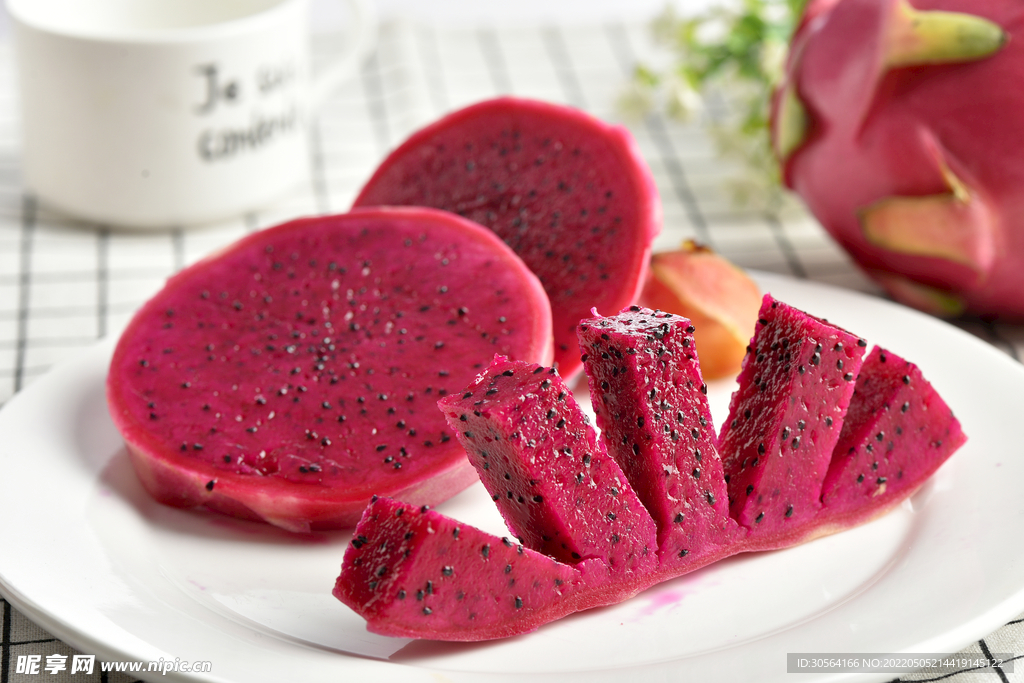 切片火龙果水果