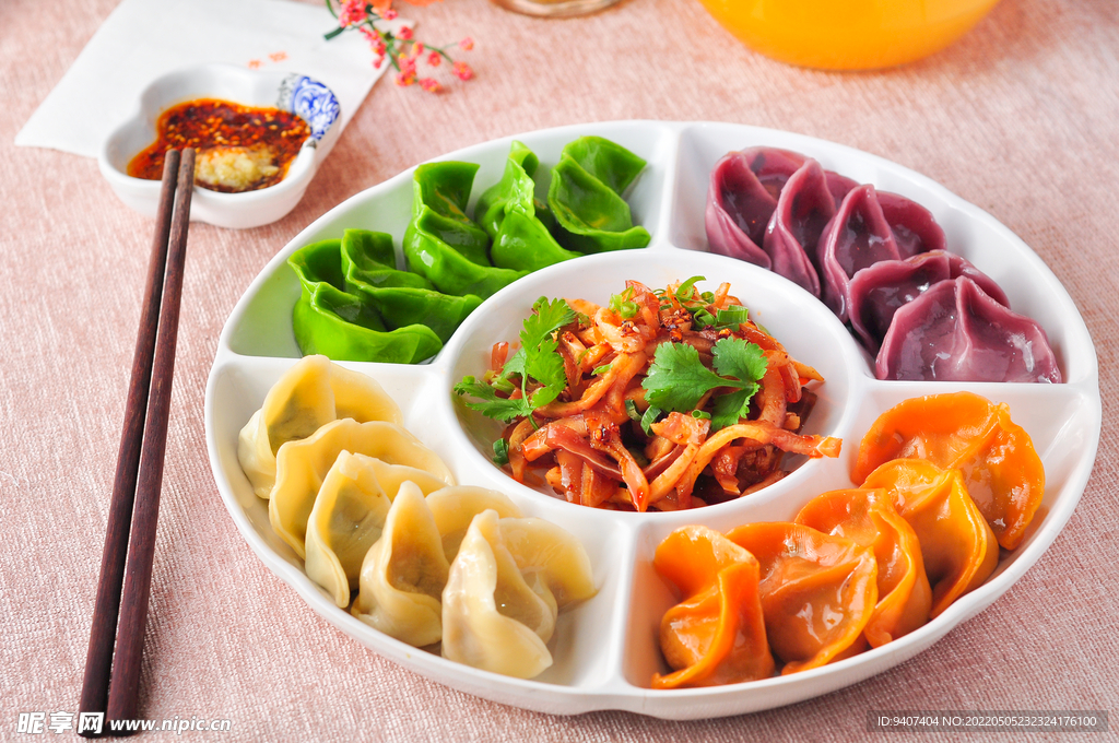 水饺拼盘