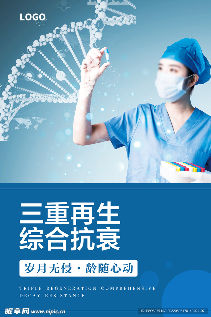 抗衰老医疗海报