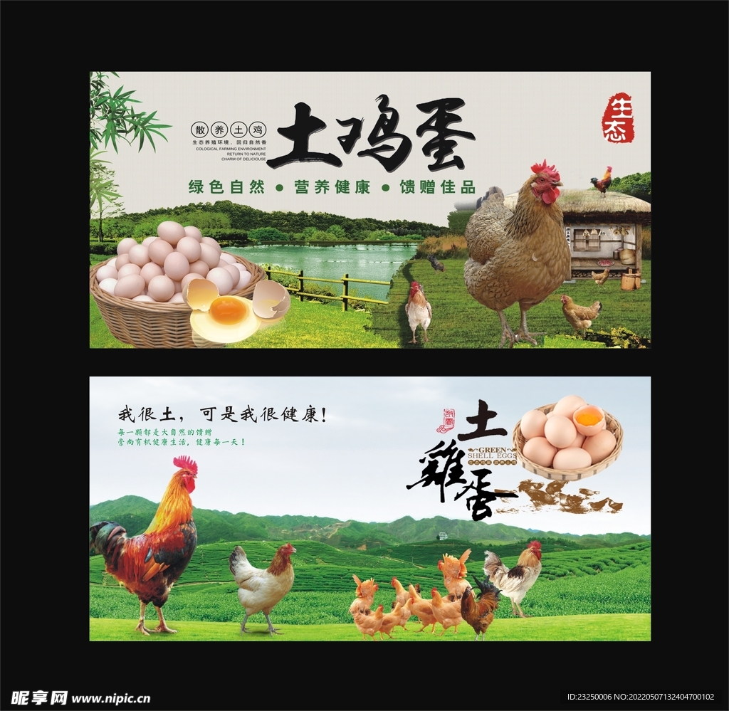 土鸡蛋海报