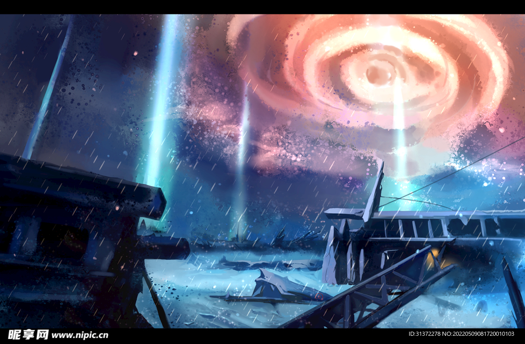 创意星空合成海报图片