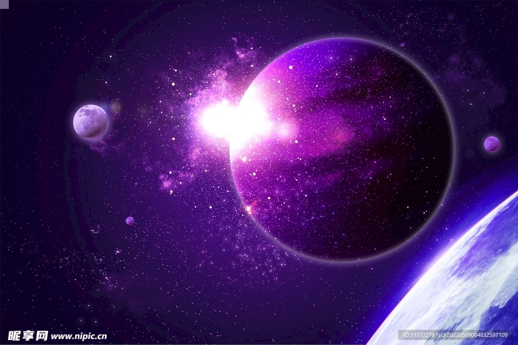 创意星空合成海报图片