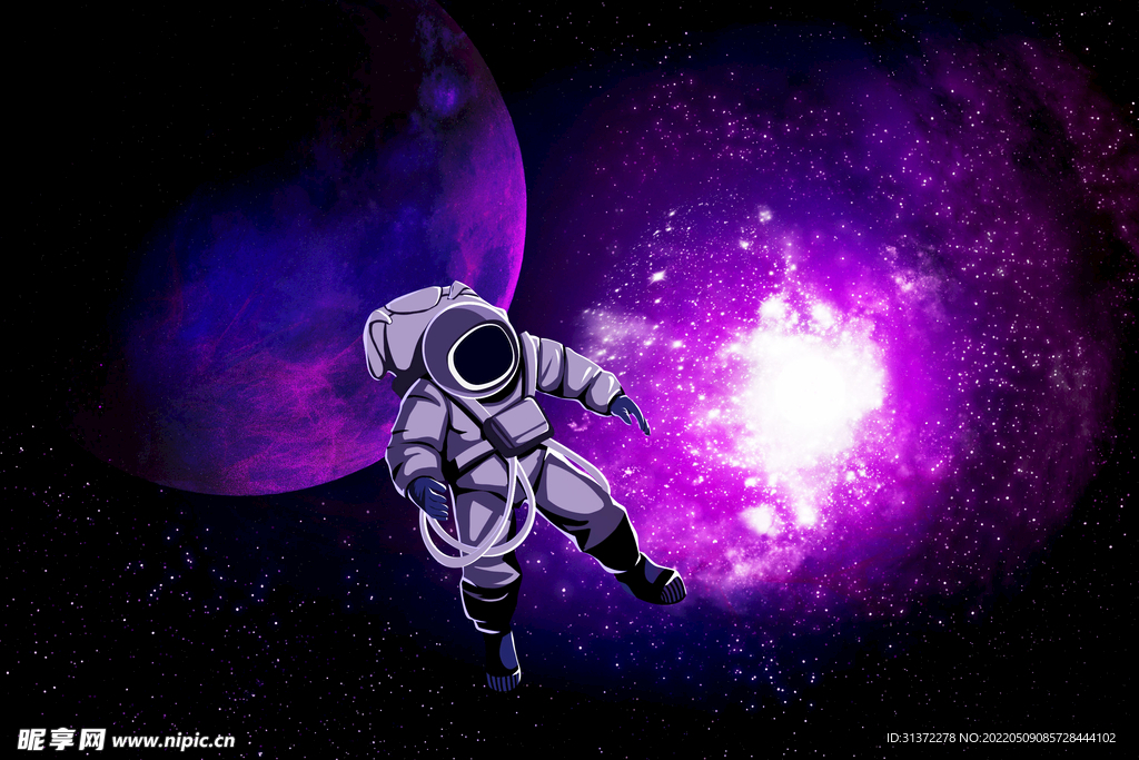 创意星空合成海报图片