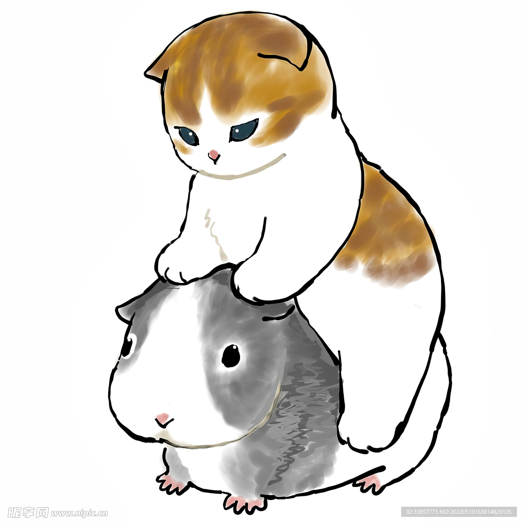彩绘猫咪
