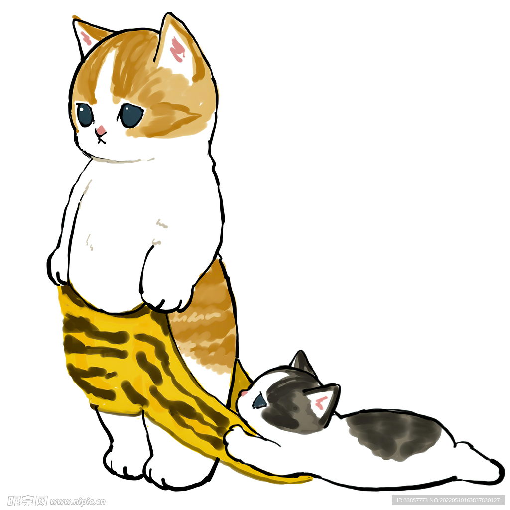 彩绘猫咪