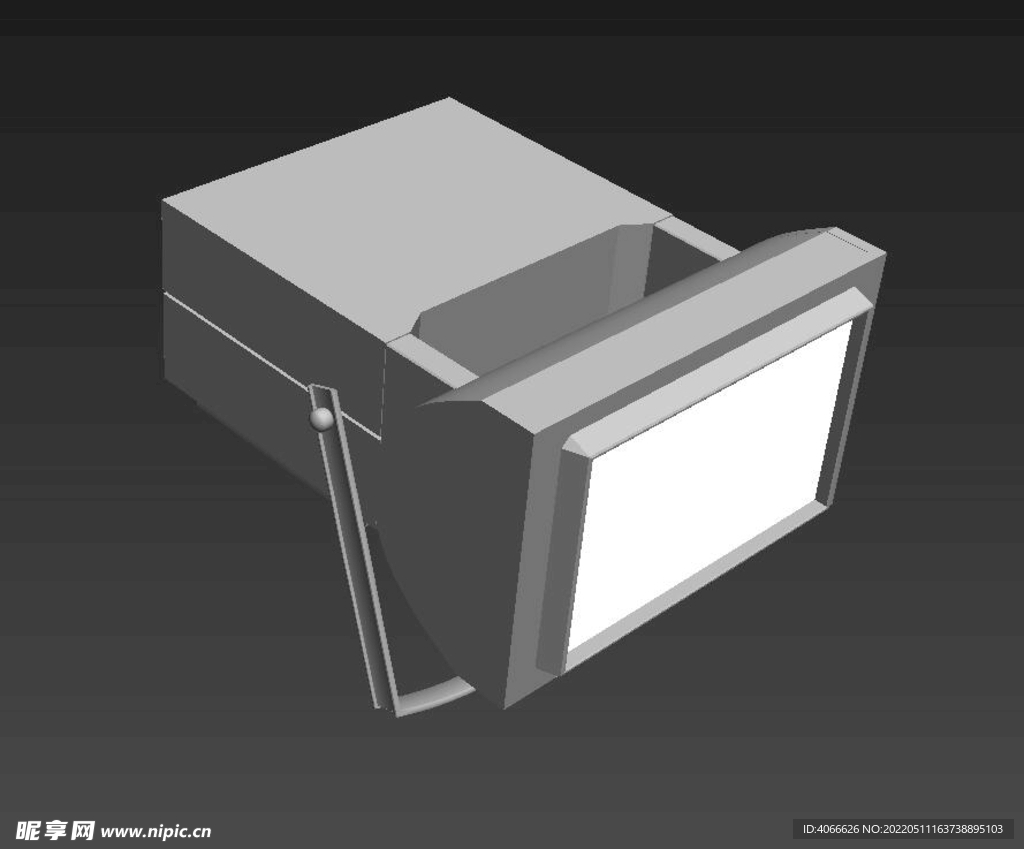 金卤灯3d模型