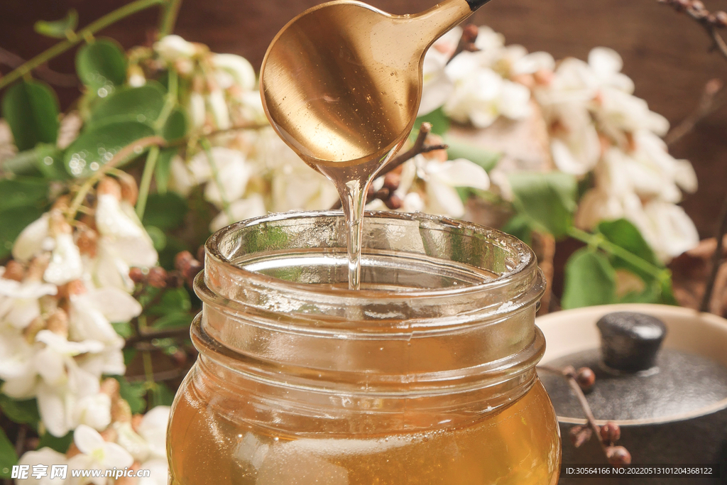 新鲜蜂蜜食材