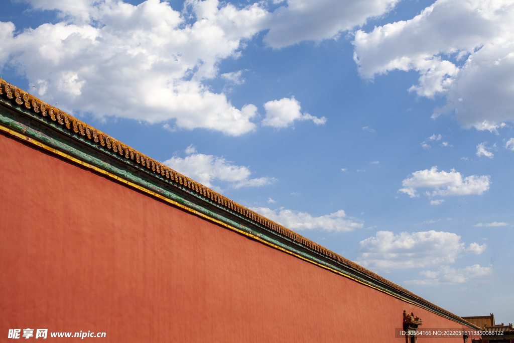 户外复古中式城墙