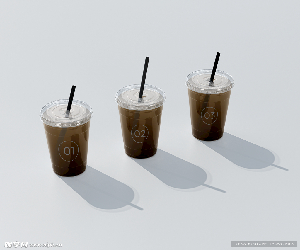 透明塑料咖啡杯