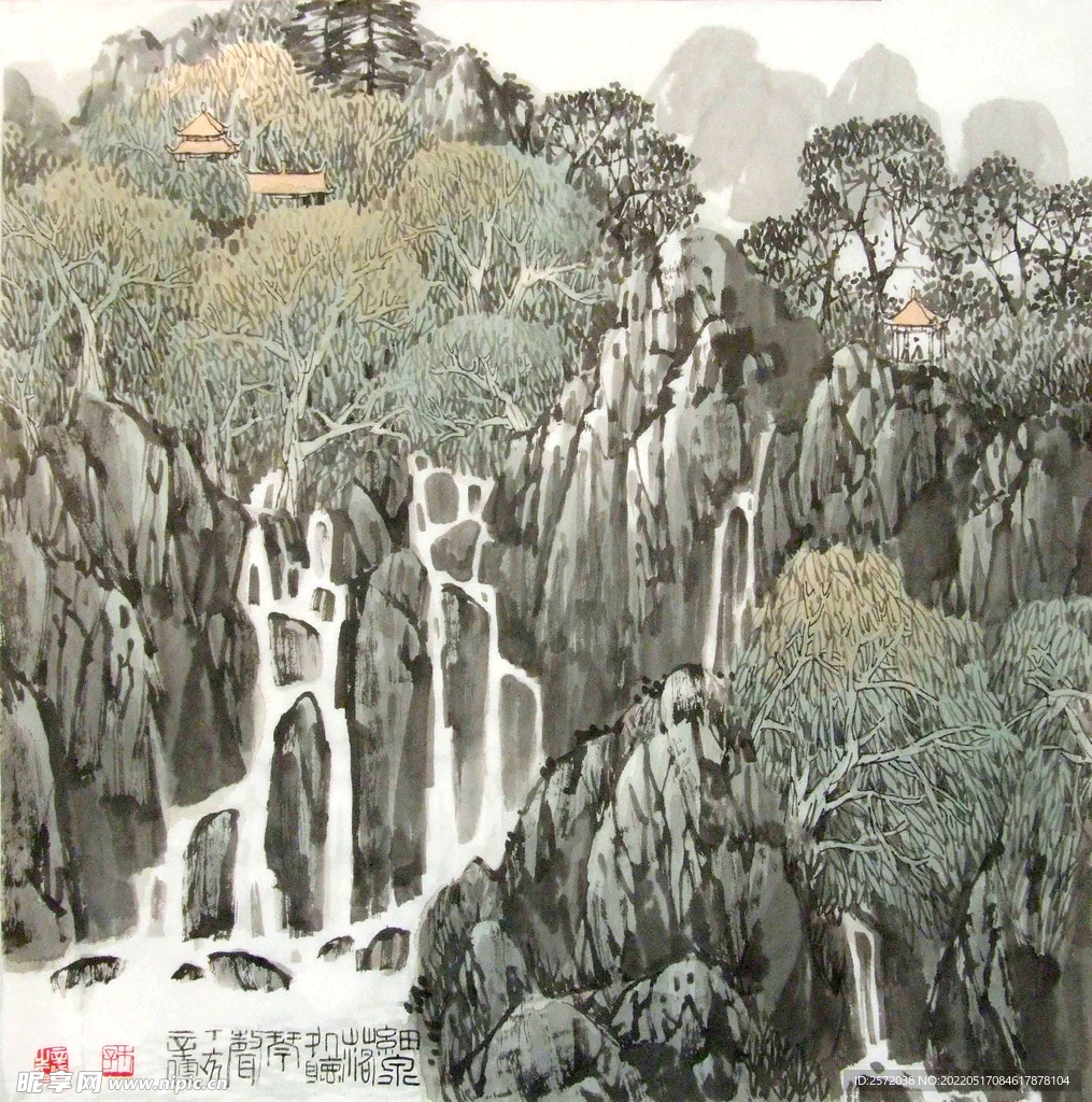 观瀑图