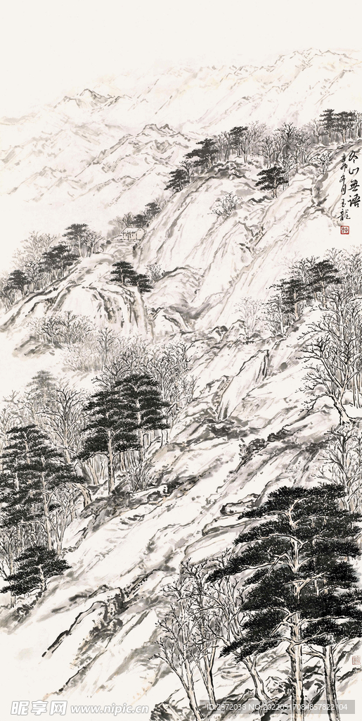 冬山无语