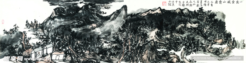 一夜金风山愈瘦