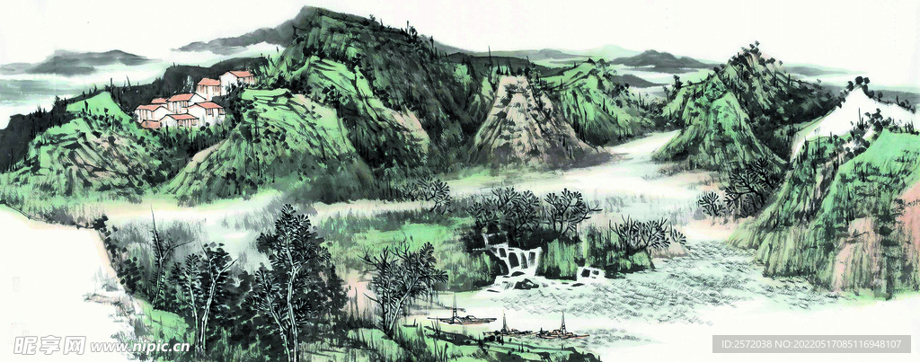 云涌春山