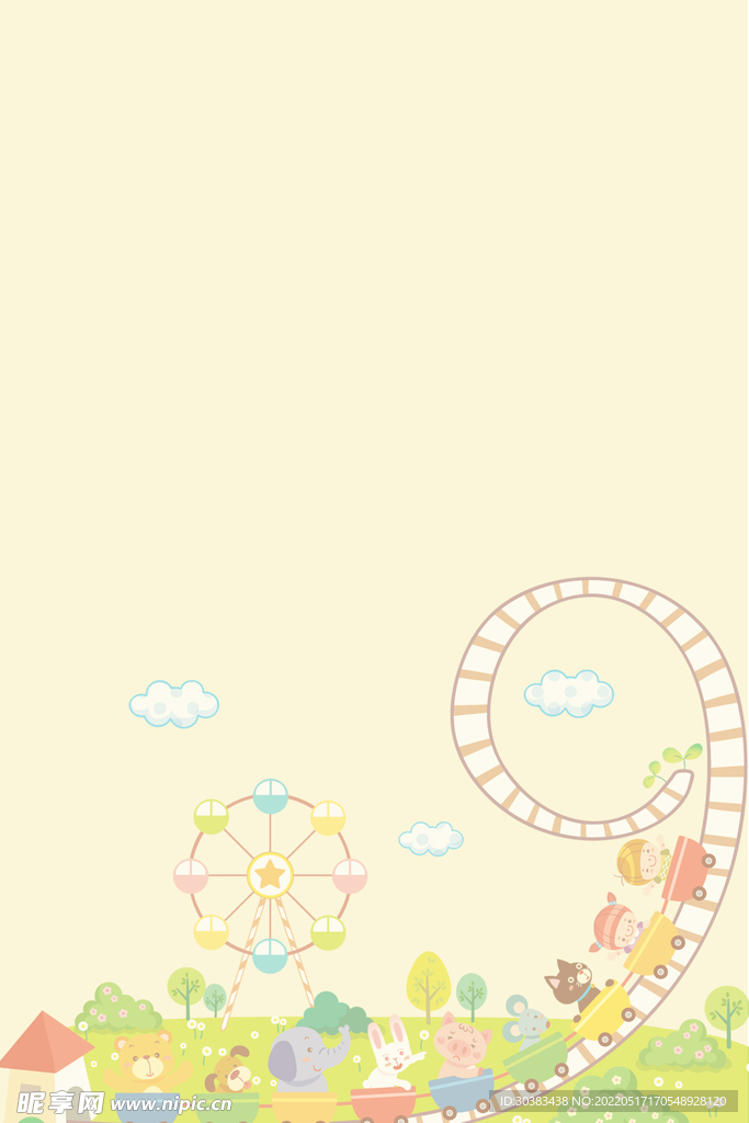 儿童节海报PSD模板