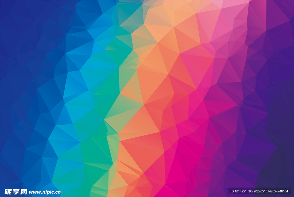 彩色晶格渐变背景