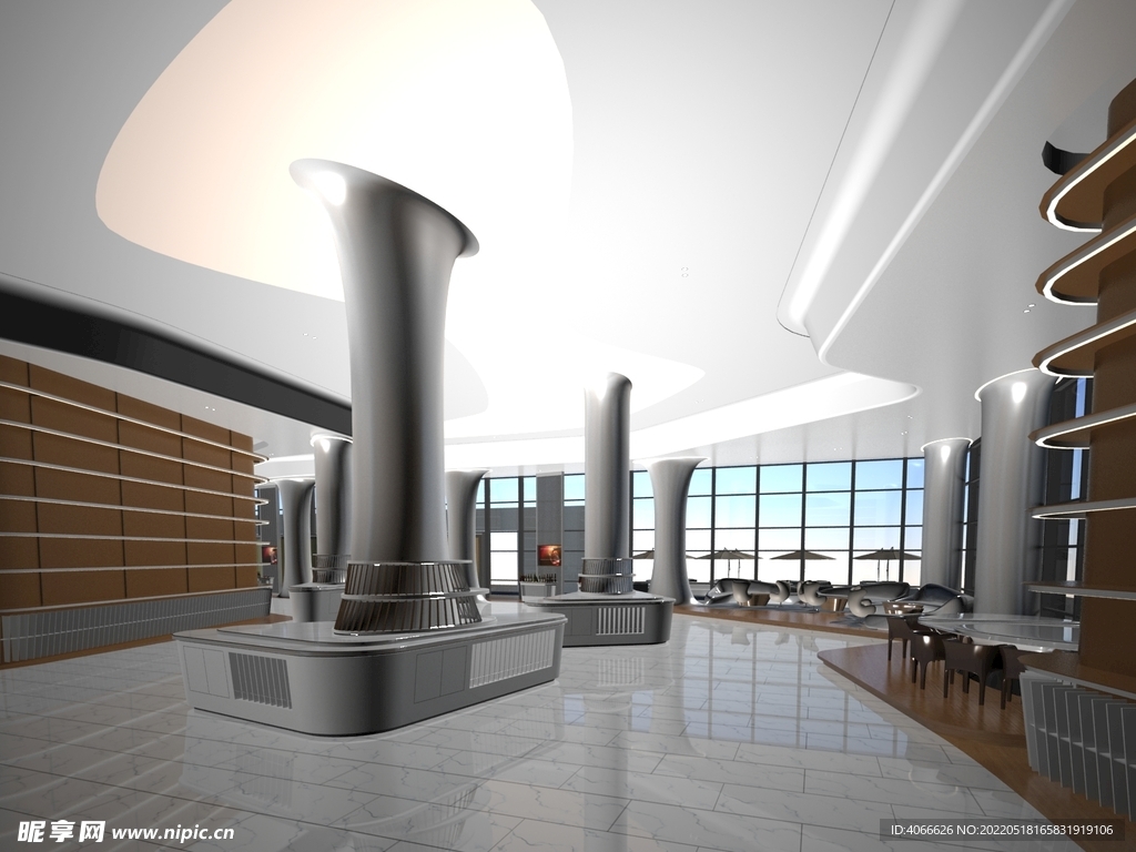 红酒馆展厅3d模型