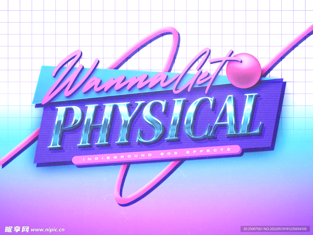 PS文字效果   