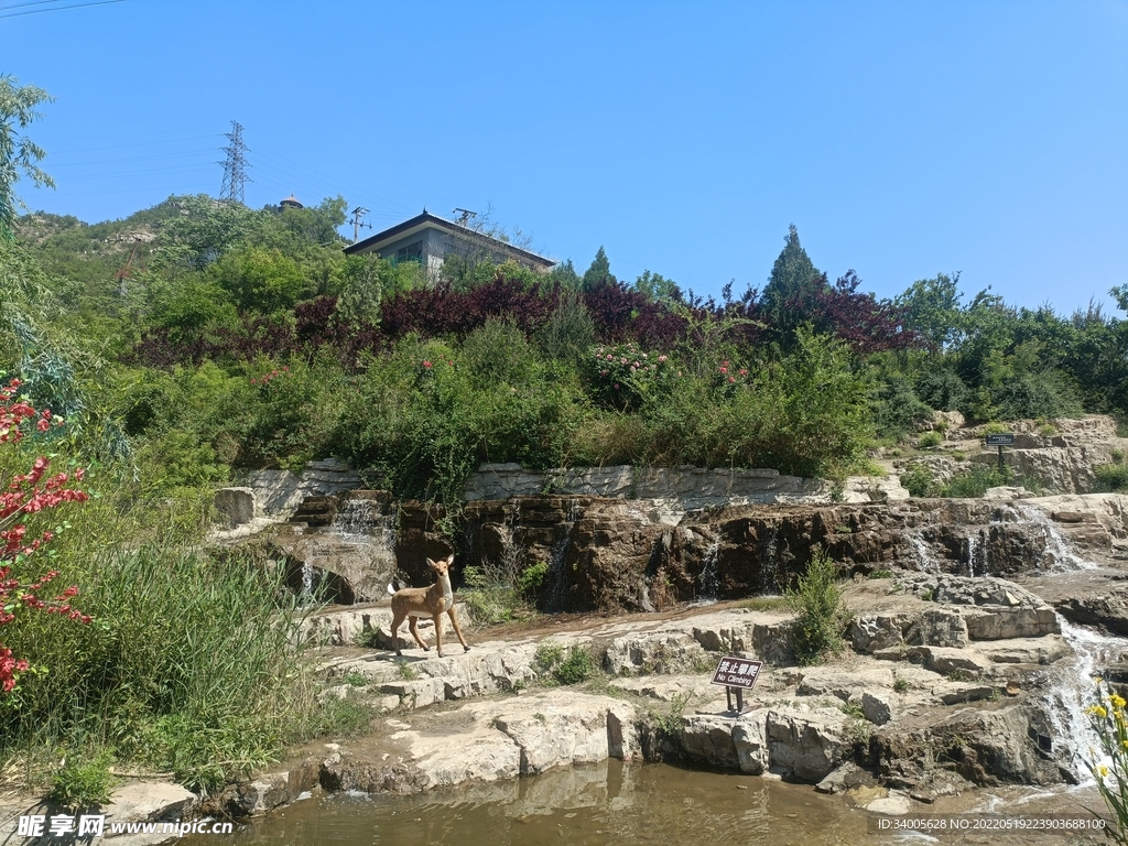 山水背景