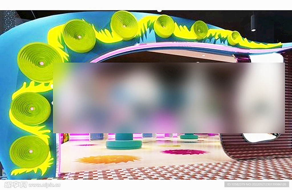 才艺展示区3D设计展示