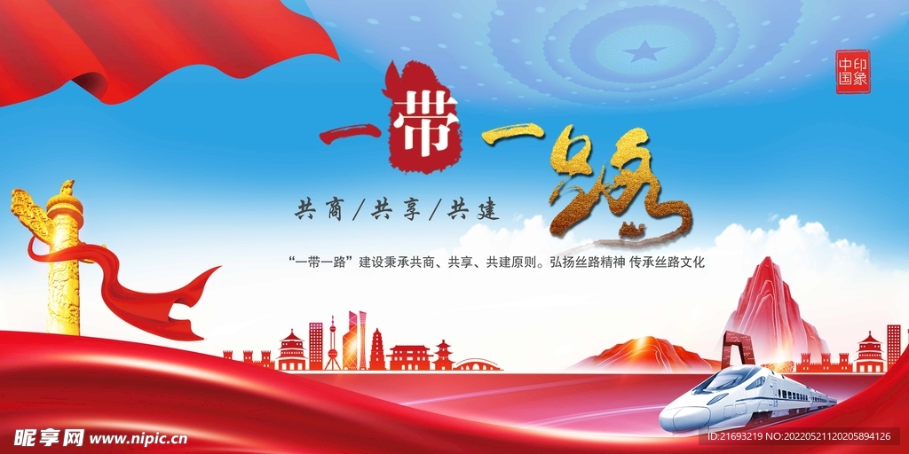  丝绸之路展板