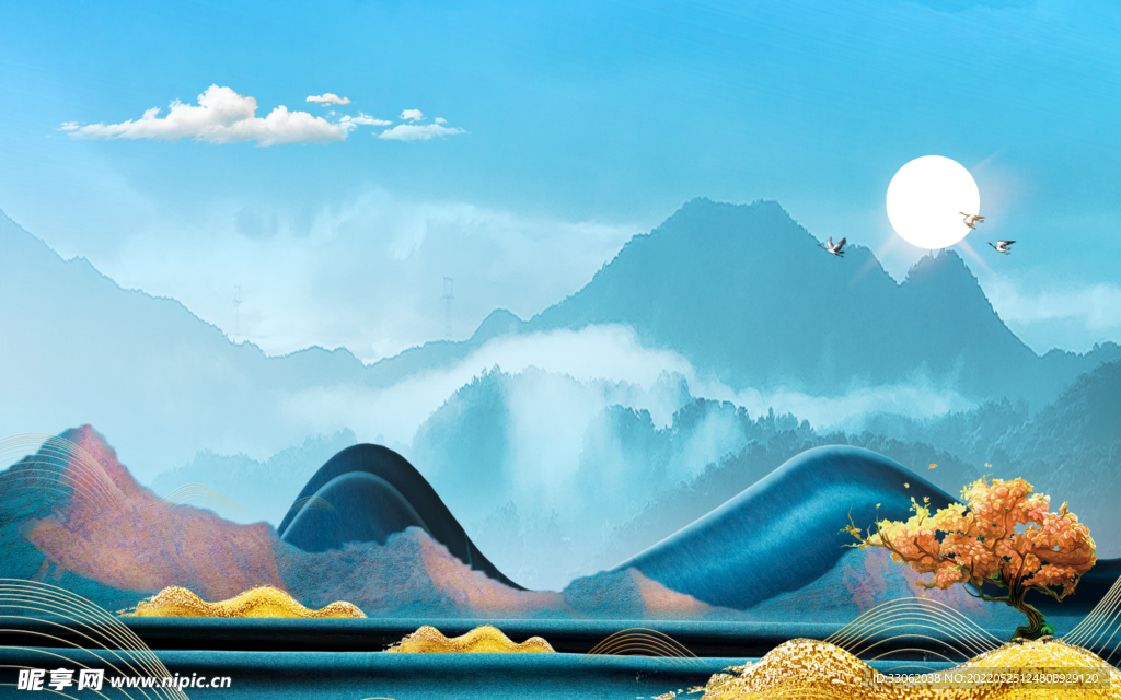 水墨画