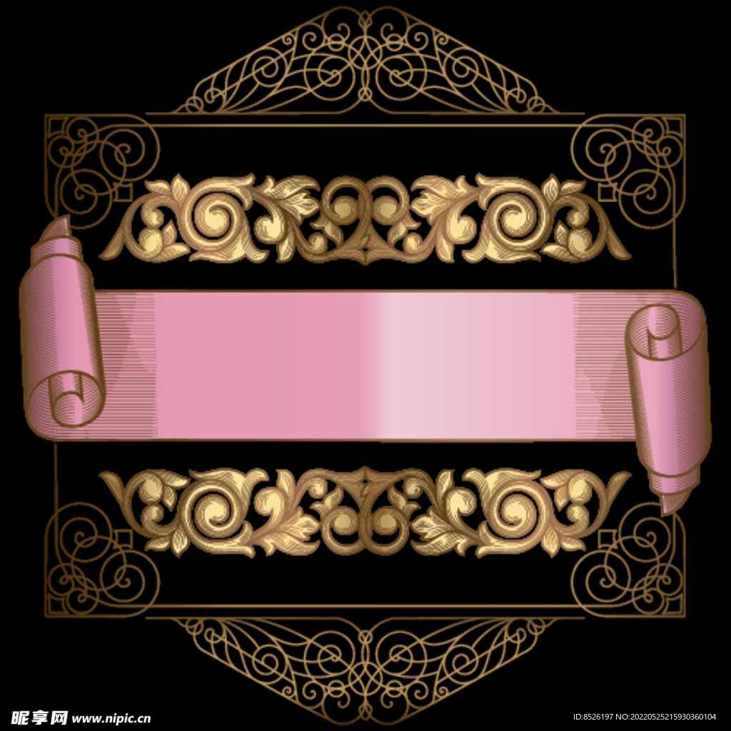 欧式花纹