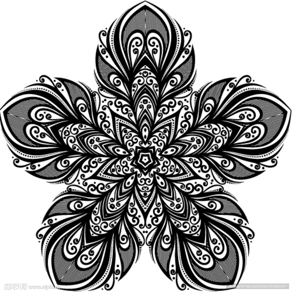 欧式花纹