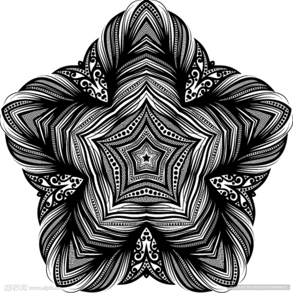 欧式花纹