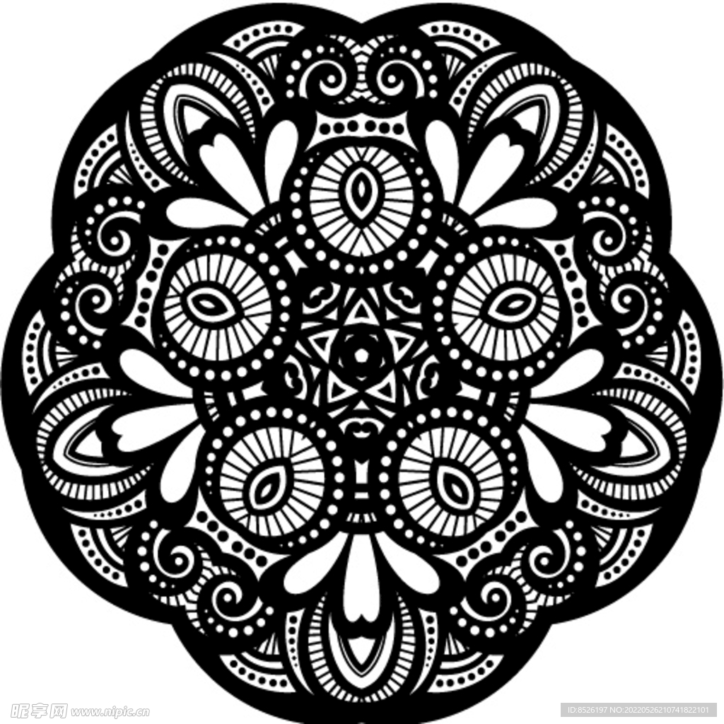 欧式花纹