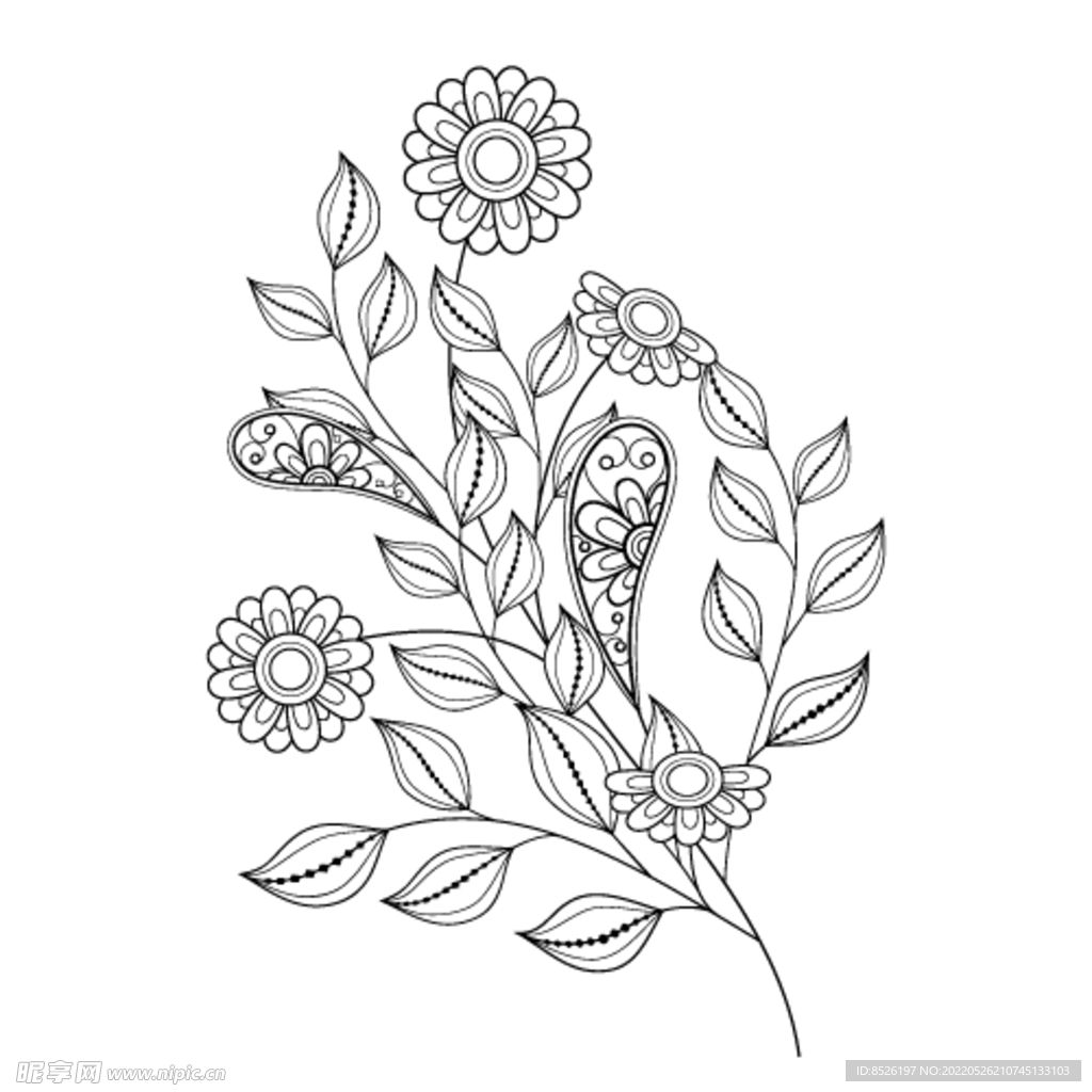 欧式花纹