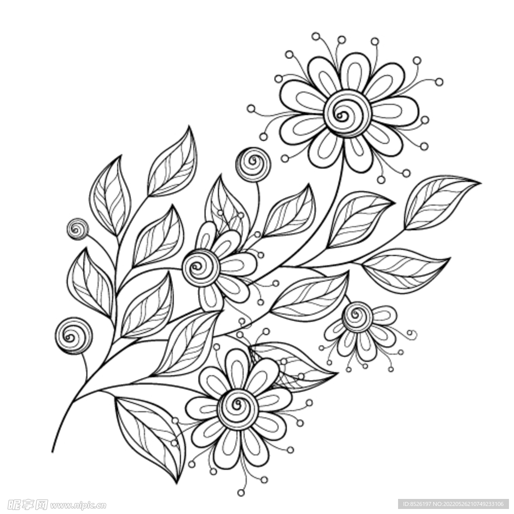 欧式花纹