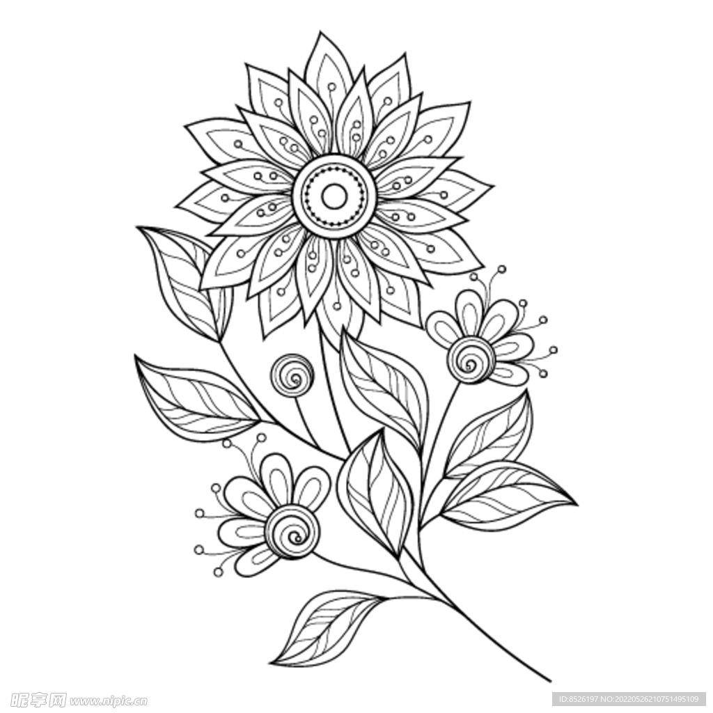 欧式花纹