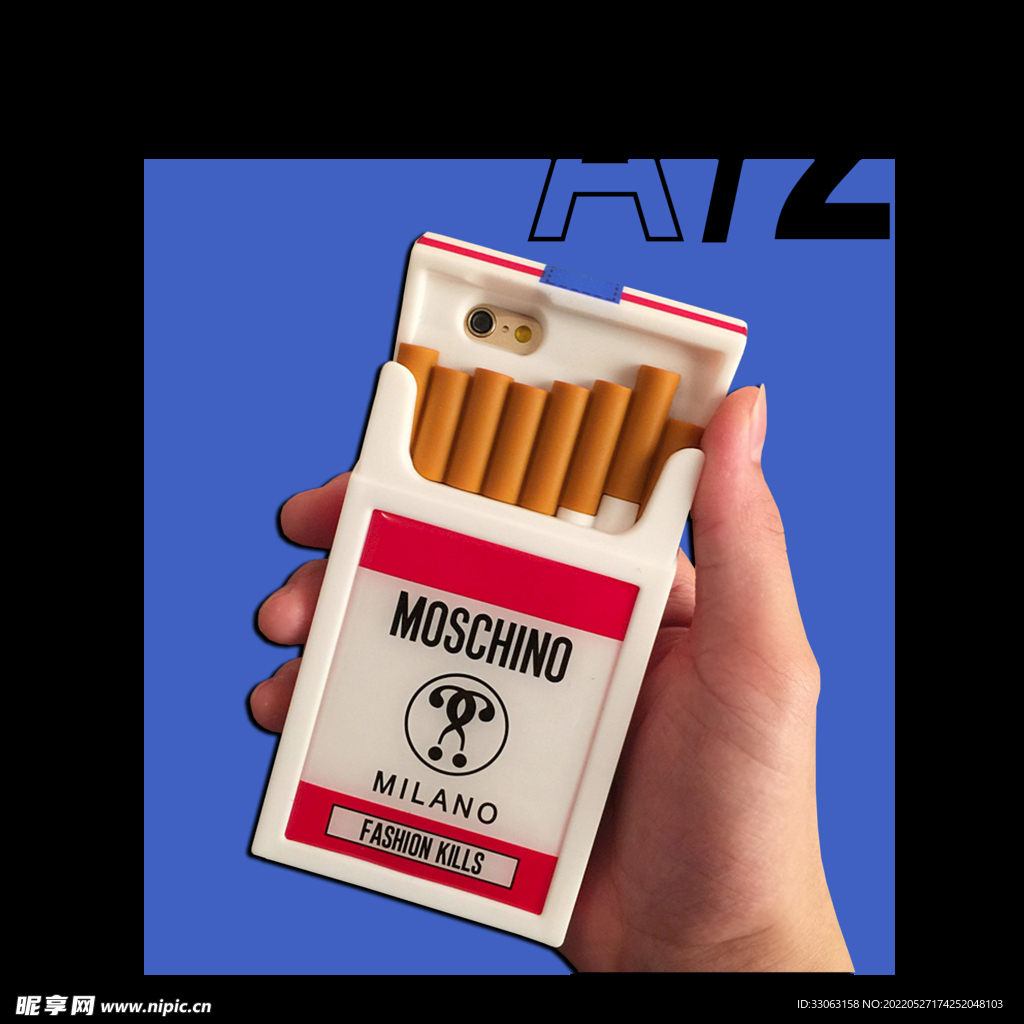 潮牌香烟T恤班服图案印花