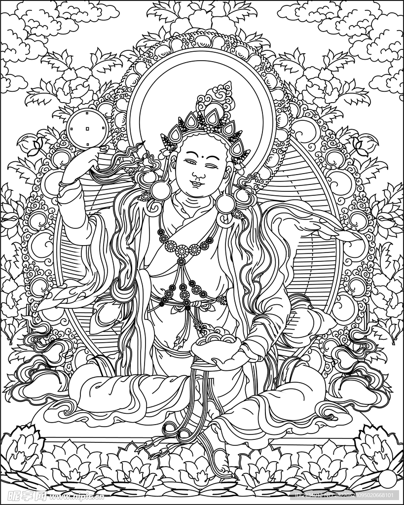 白描画稿